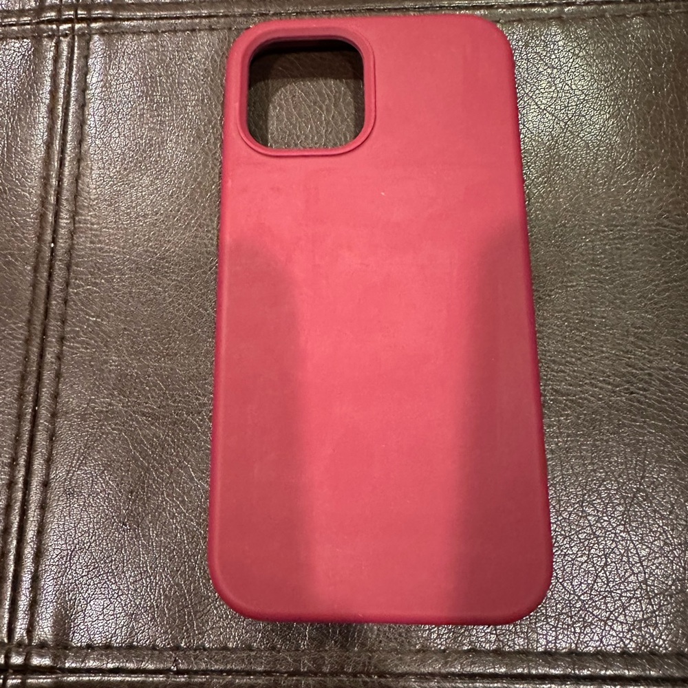 iPhone 12 Pro Max case Burgundy